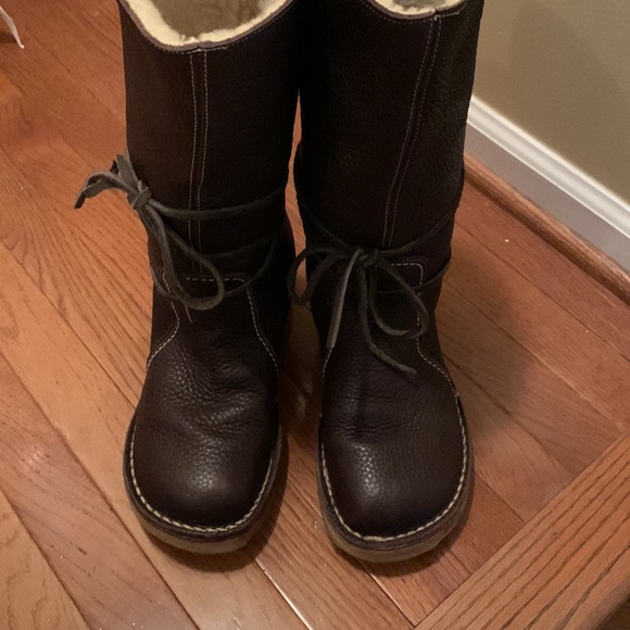 Sz 41 Silkeborg Wool lined Leather outer Duckfeet boots - Picture 3 of 8